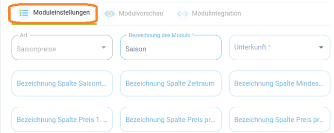 Homepage-Modul Saisonpreise erstellen1