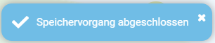 Speicherbestätigung