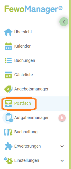Menü - Postfach