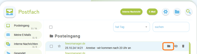 E-Mail in anderen Ordner verschieben2