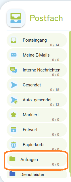 Eigene Ordner im Postfach erstellen2