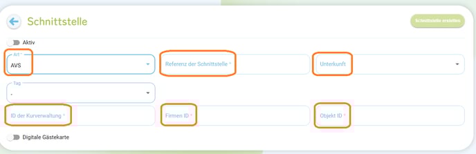 Schnittstelle AVS erstellen1