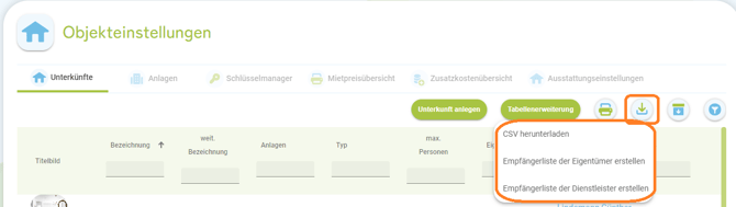 Serienversand Empfängerliste erstellen1