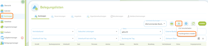 Serienversand Empfängerliste erstellen2