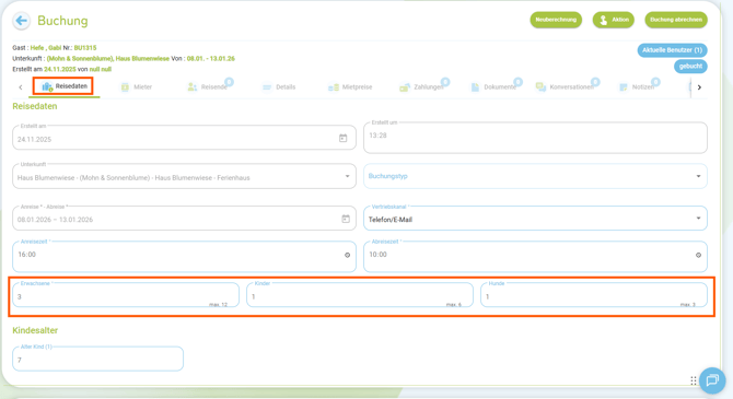 Statistiken - Marketing - Art der Gäste1