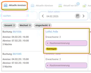 Tags für Gäste - Erstellung und Verwendung3