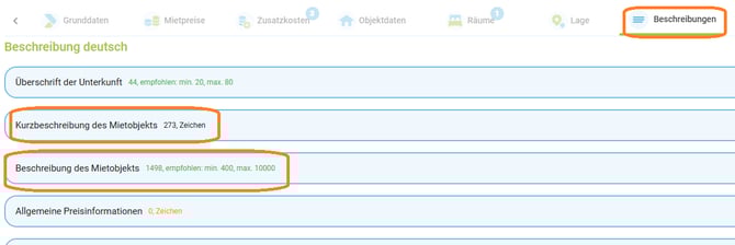 Unterkunft - Voraussetzungen für die Anbindung an den Channelmanager4