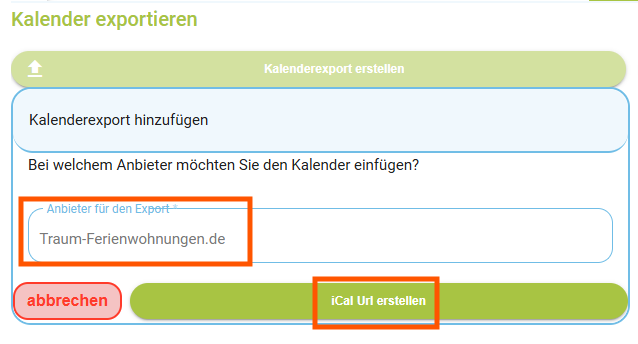 Unterkunft - iCal Traumferienwohnungen2