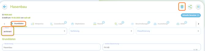 Unterkunft löschen 3