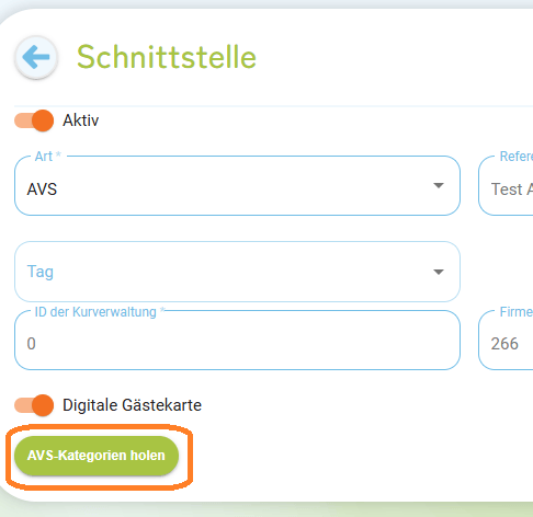 Buchung Vorbereitungen Meldeschein erstellen AVS Feratel1