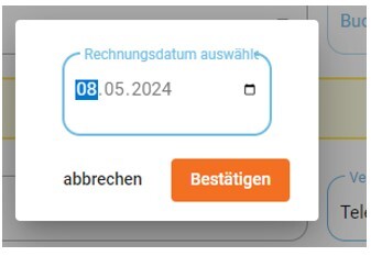 Buchung abrechnen Rechnung erstellen2