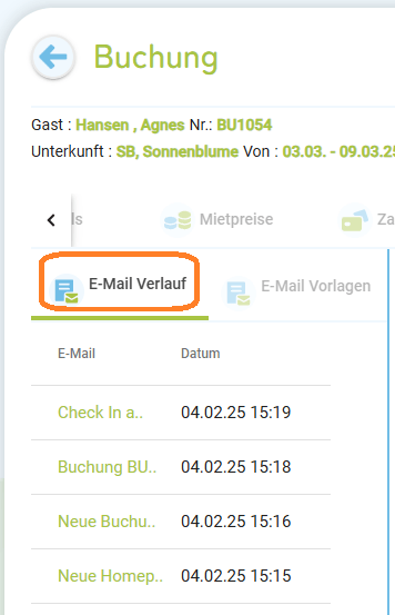 Buchung-Reservierung-Angebot - Konversationen 3