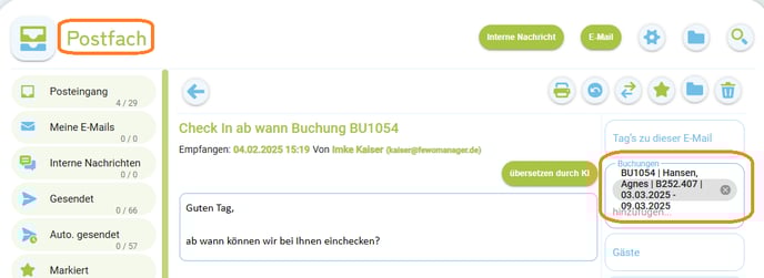 Buchung-Reservierung-Angebot - Konversationen 4