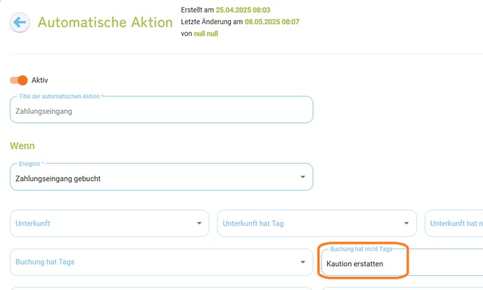 Workflow - Kaution erstatten6